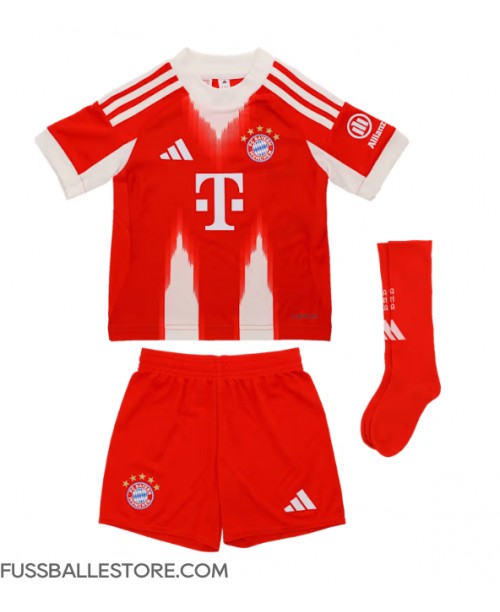 Günstige Bayern Munich Luis Diaz #14 Heimtrikotsatz Kinder 2025-26 Kurzarm (+ Kurze Hosen)